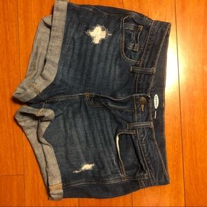 Denim shorts boyfriend fit